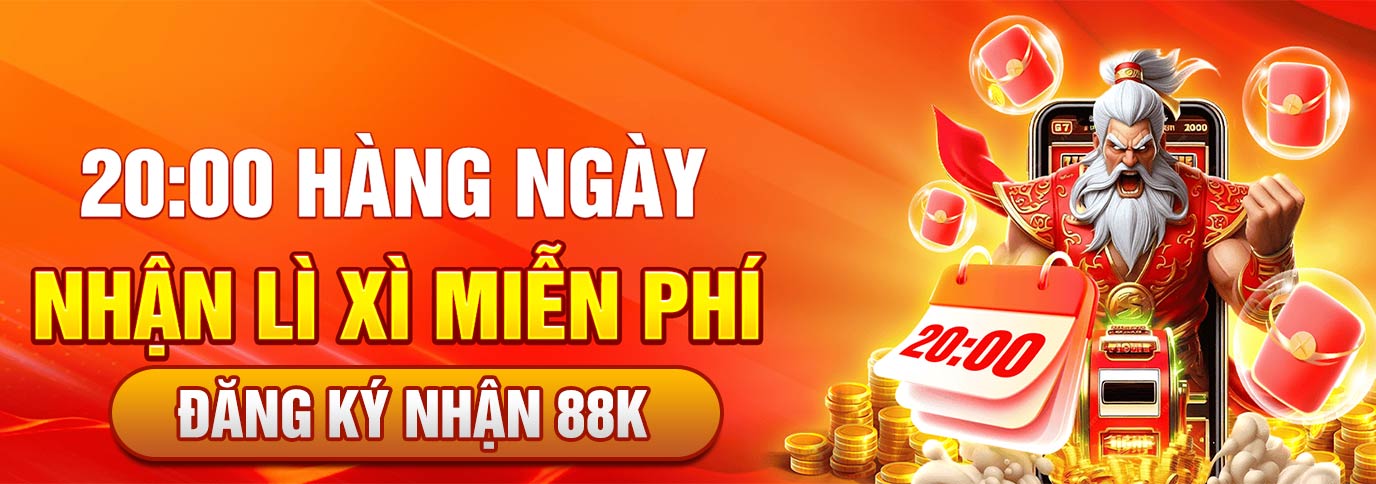 banner u888 nhận lì xì