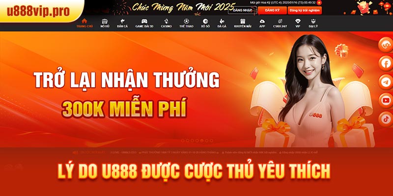 u888 nhà cái được yêu thích nhất